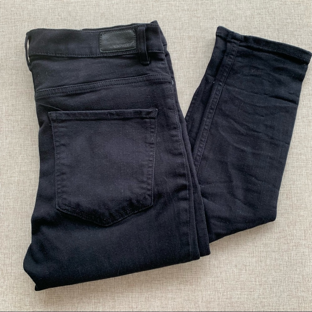 Express High-rise Stretch Legging in Black